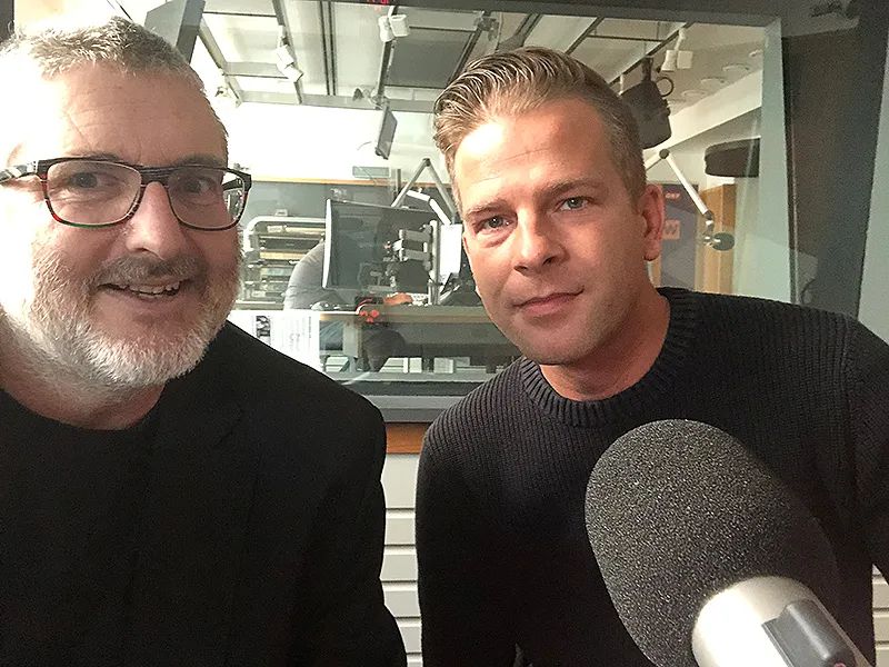 Hadschi Bankhofer mit Manuel Schmidt im Radio Wien Studio
